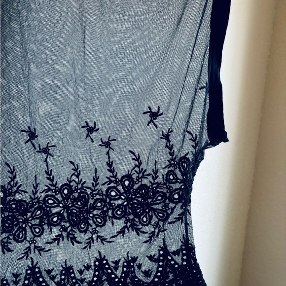 Ambiance Black Sheer Cover-Up - Picture 5 of 8